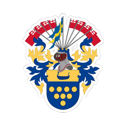 Psilander adligt vapen (Sweden) (Coat of Arms) STICKER Vinyl Kiss-Cut Decal 6 Inch White - The Sticker Space