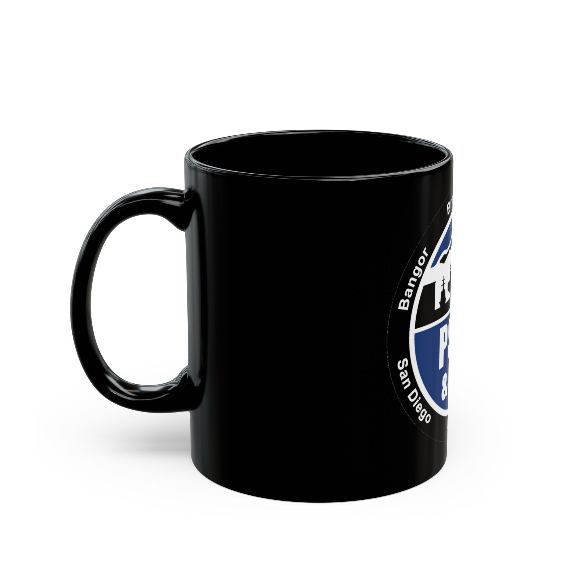 PSNS & IMF (U.S. Navy) Black Coffee Mug-The Sticker Space