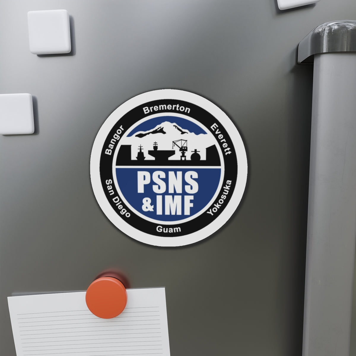 PSNS & IMF (U.S. Navy) Die-Cut Magnet-The Sticker Space