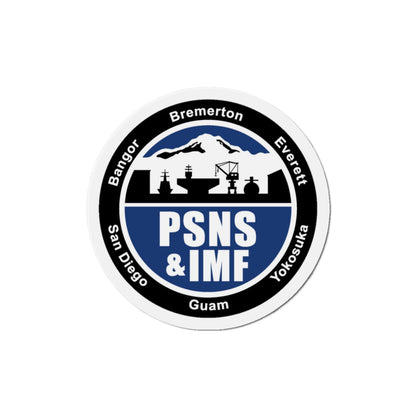 PSNS & IMF (U.S. Navy) Die-Cut Magnet-4" x 4"-The Sticker Space
