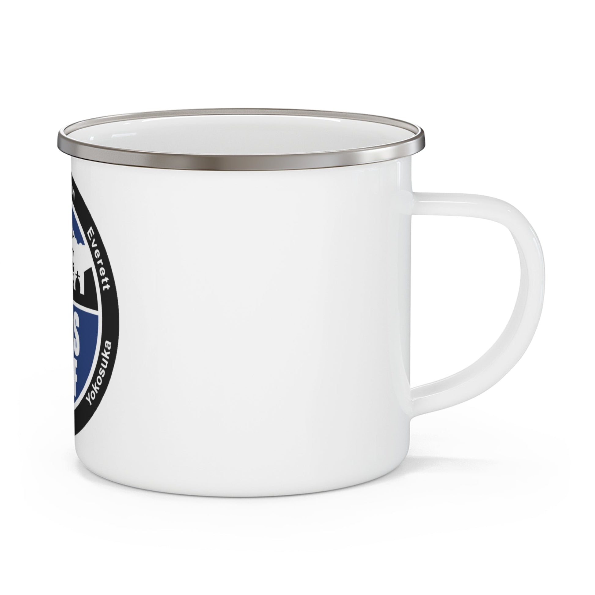 PSNS & IMF (U.S. Navy) Enamel Mug 12oz-12oz-The Sticker Space