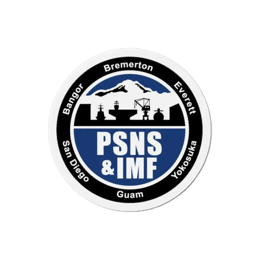 PSNS & IMF (U.S. Navy) Refrigerator Magnet 2 Inch - The Sticker Space
