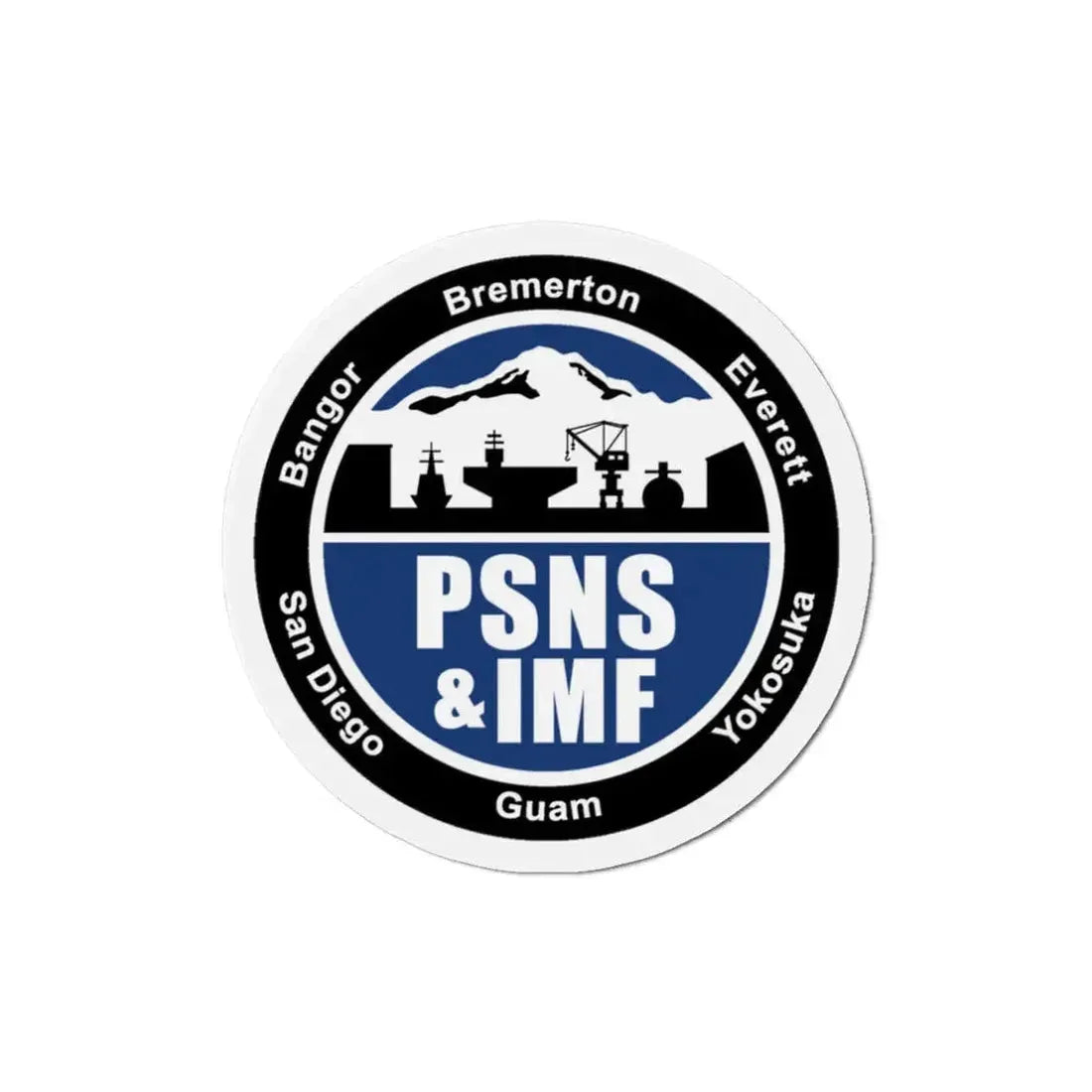 PSNS & IMF (U.S. Navy) Refrigerator Magnet 3 Inch - The Sticker Space