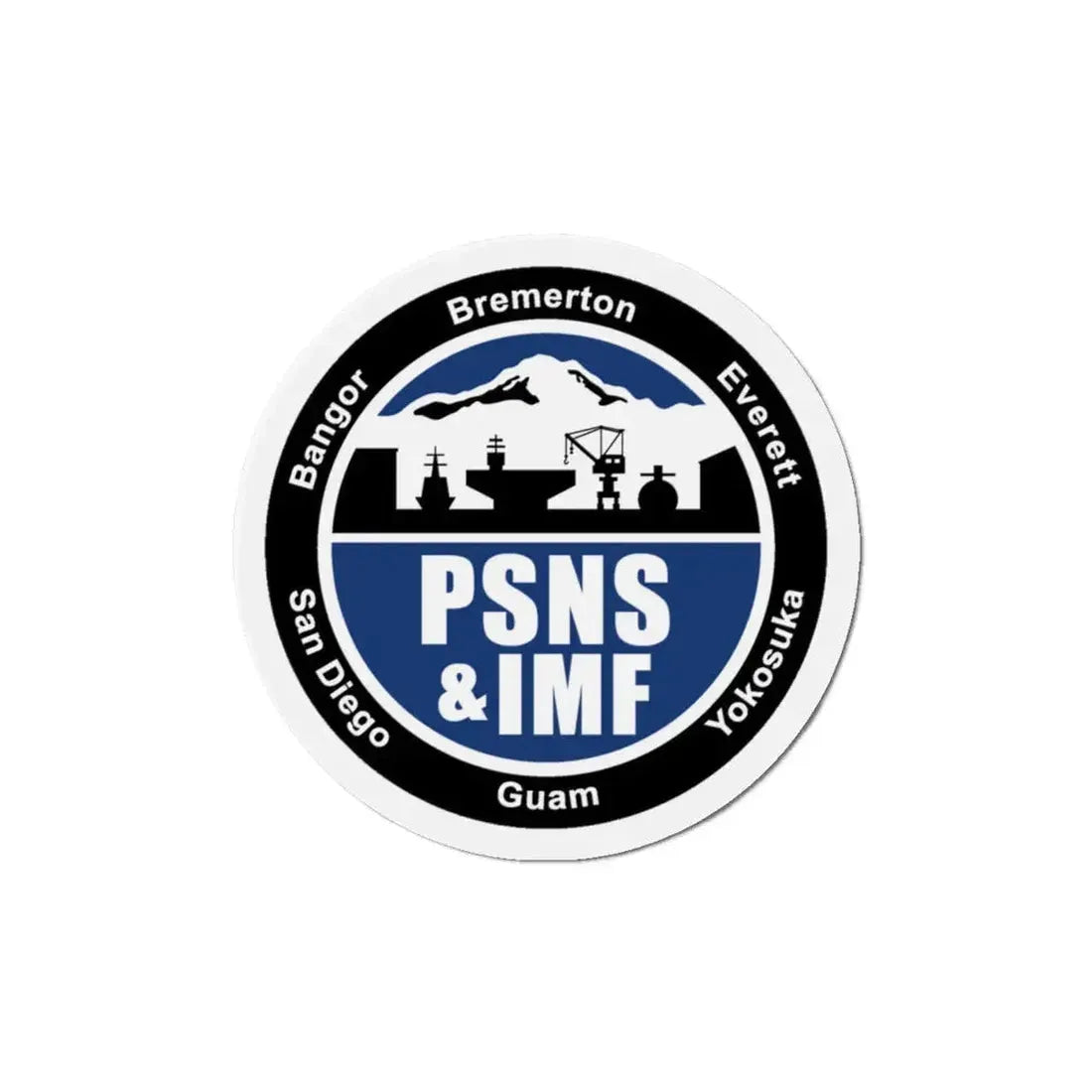 PSNS & IMF (U.S. Navy) Refrigerator Magnet 5 Inch - The Sticker Space