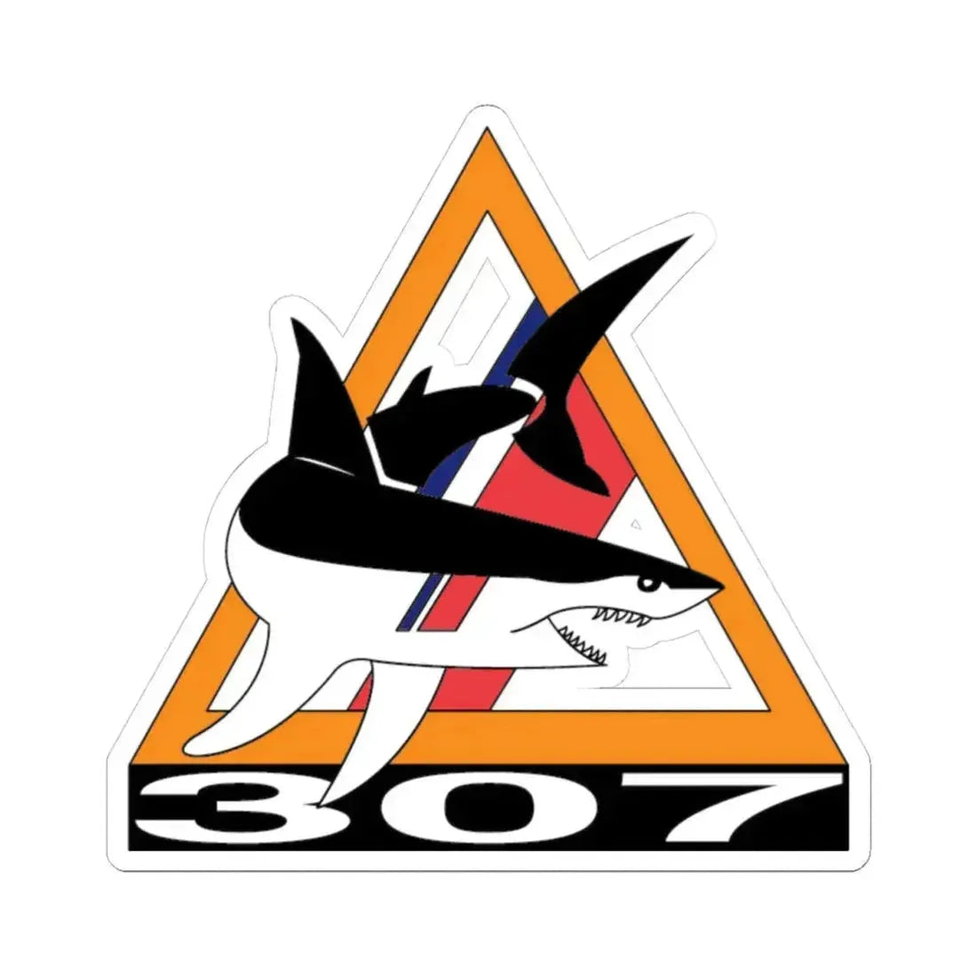 PSU 307 (U.S. Coast Guard) STICKER Vinyl Kiss-Cut Decal 4 Inch White - The Sticker Space