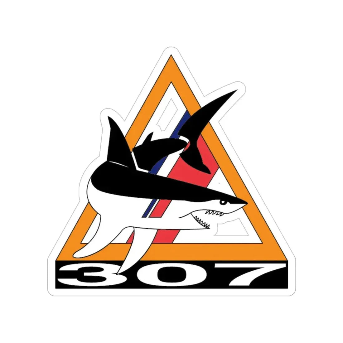 PSU 307 (U.S. Coast Guard) Transparent STICKER Die-Cut Vinyl Decal 5 Inch - The Sticker Space