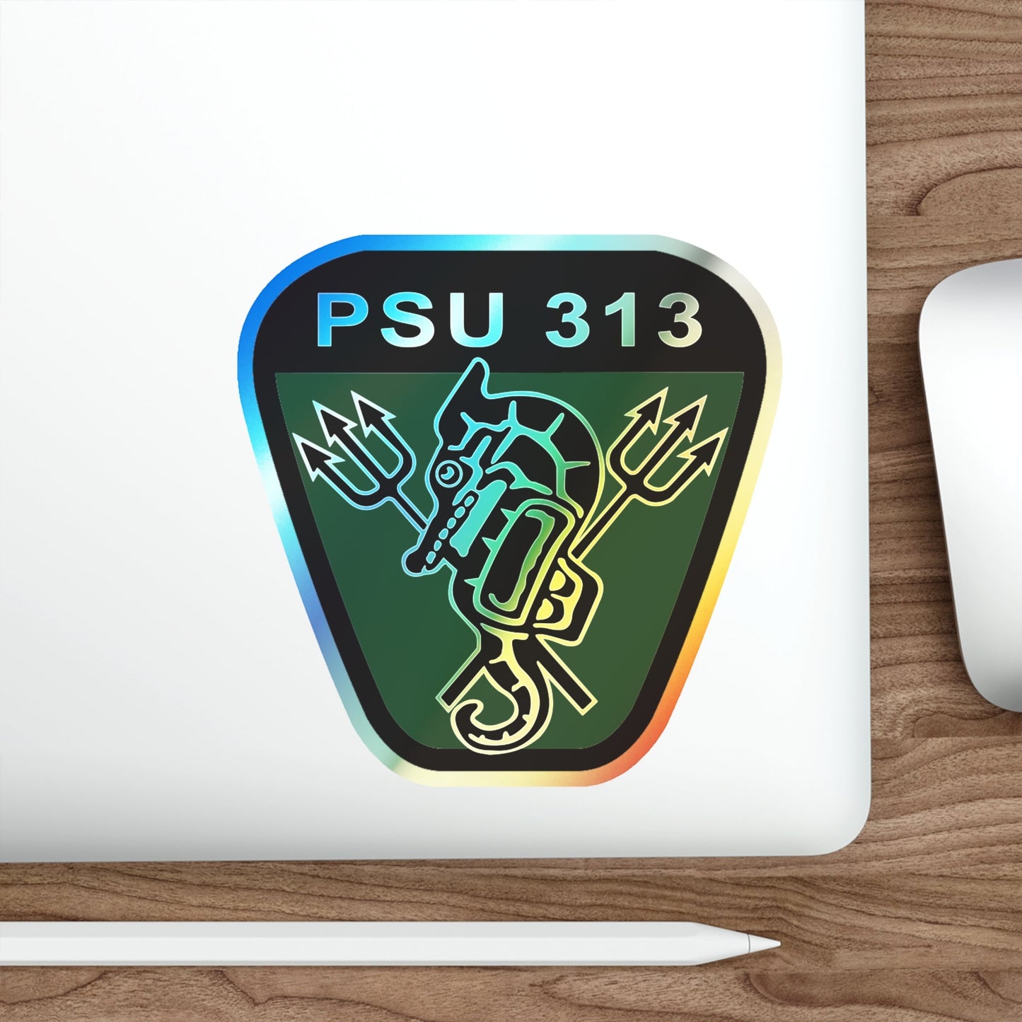 PSU 313 (U.S. Coast Guard) Holographic STICKER Die-Cut Vinyl Decal-The Sticker Space