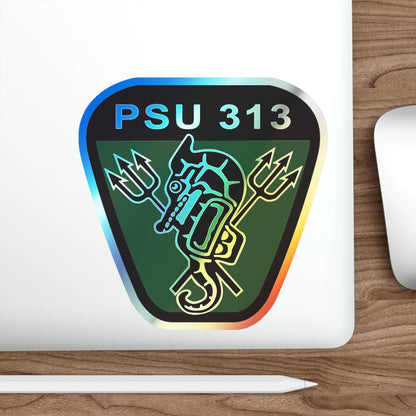 PSU 313 (U.S. Coast Guard) Holographic STICKER Die-Cut Vinyl Decal-The Sticker Space