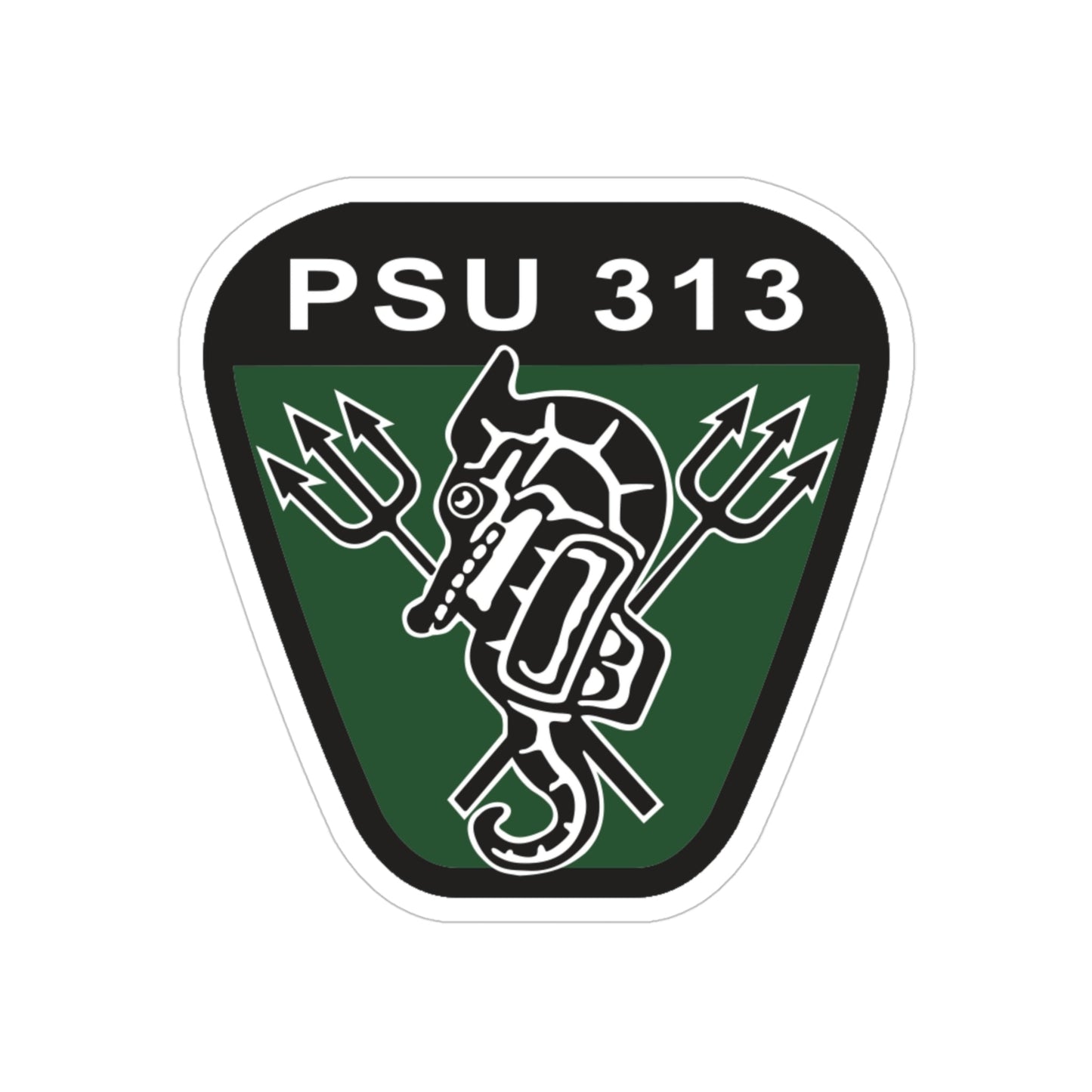 PSU 313 (U.S. Coast Guard) Transparent STICKER Die-Cut Vinyl Decal-4 Inch-The Sticker Space