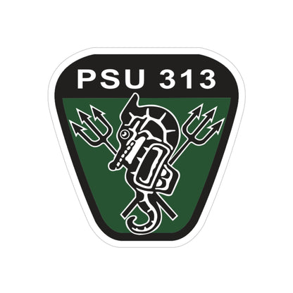 PSU 313 (U.S. Coast Guard) Transparent STICKER Die-Cut Vinyl Decal-4 Inch-The Sticker Space