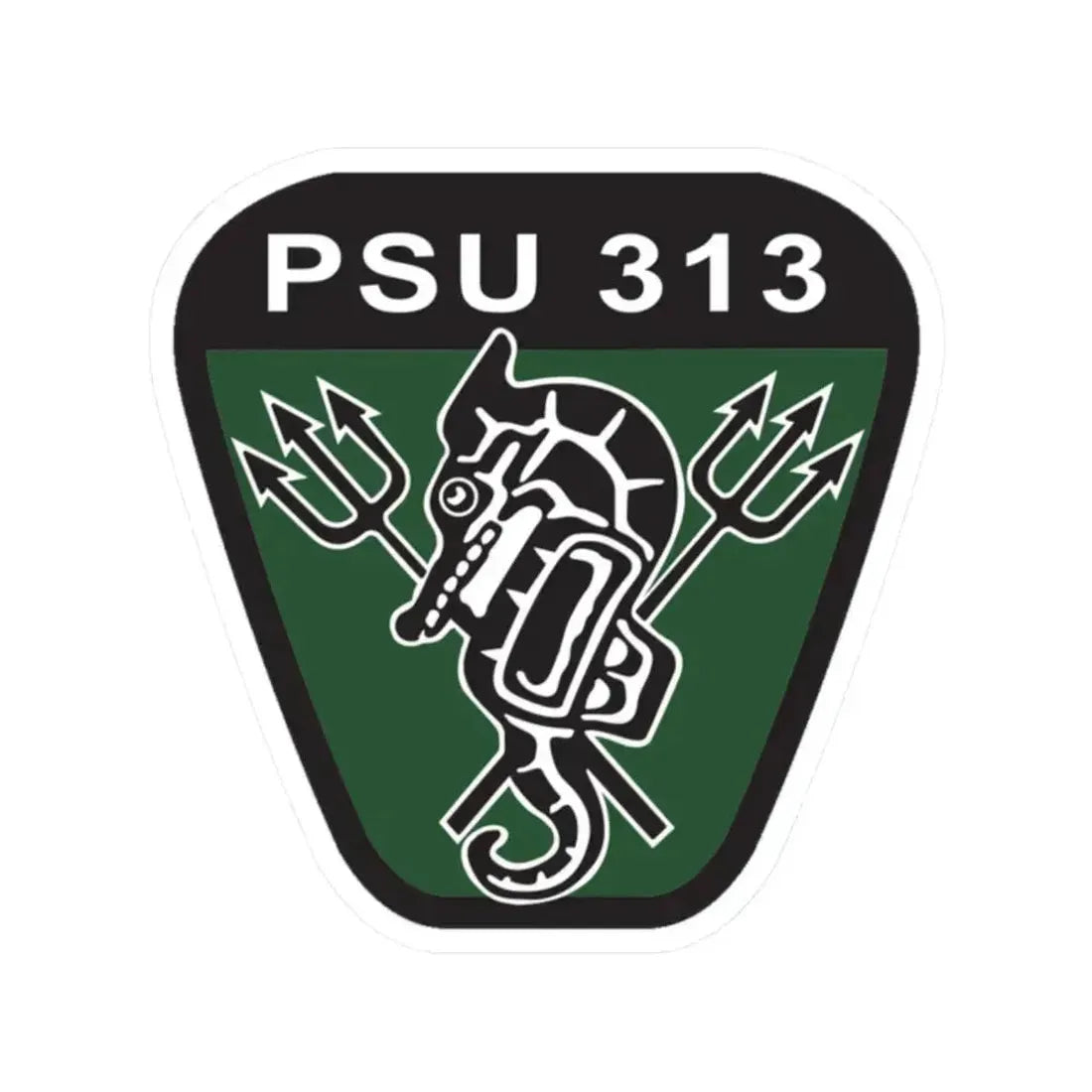 PSU 313 (U.S. Coast Guard) STICKER Vinyl Kiss-Cut Decal 2 Inch White - The Sticker Space