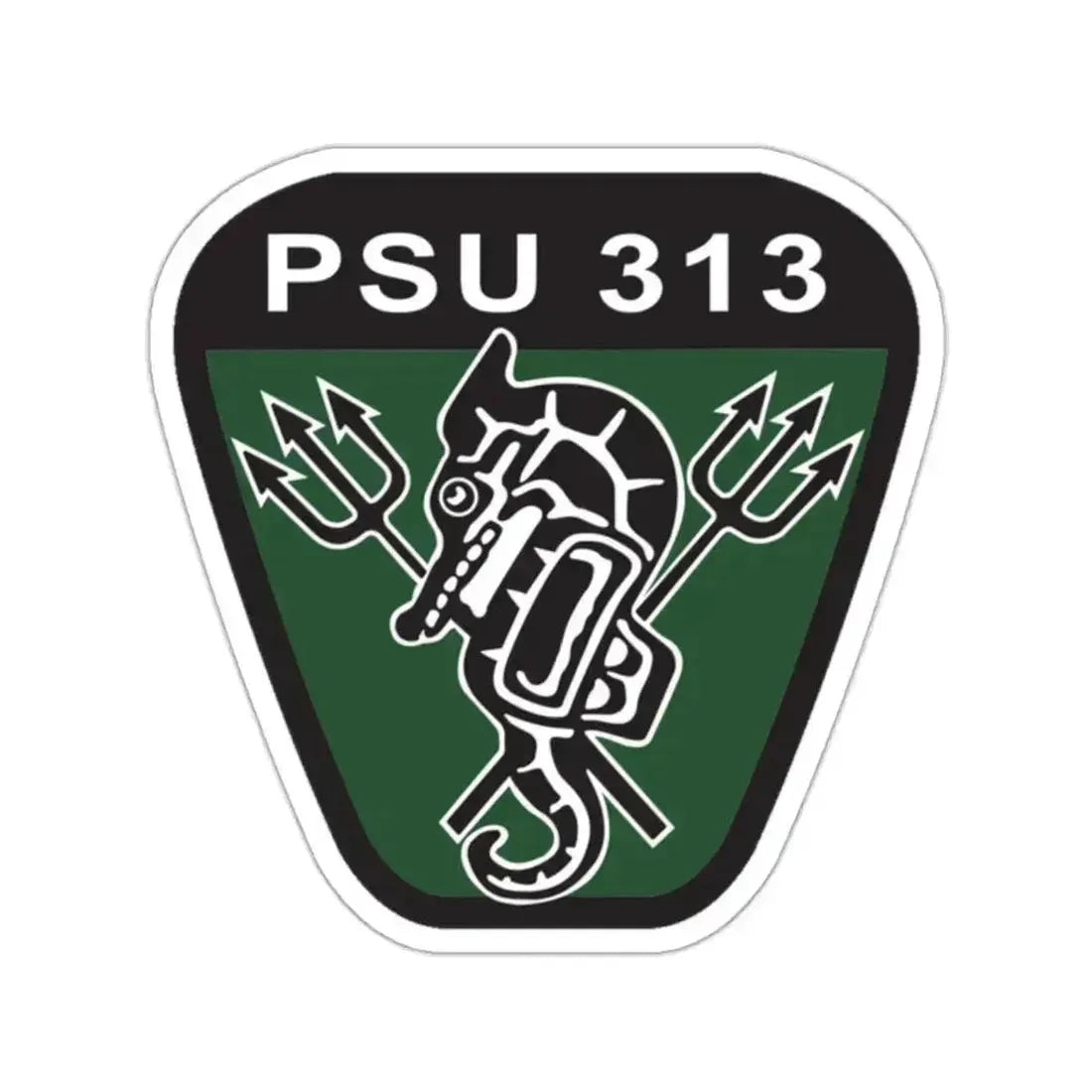 PSU 313 (U.S. Coast Guard) STICKER Vinyl Kiss-Cut Decal 2 Inch White - The Sticker Space