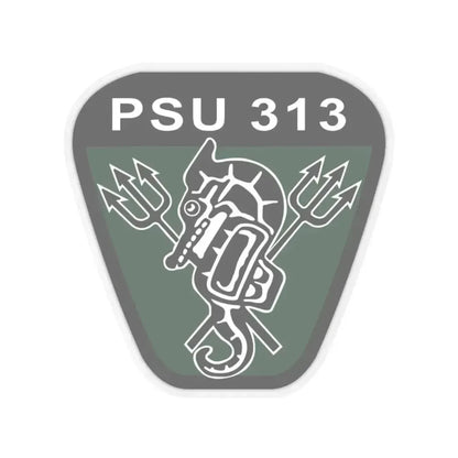 PSU 313 (U.S. Coast Guard) STICKER Vinyl Kiss-Cut Decal 3 Inch Transparent - The Sticker Space