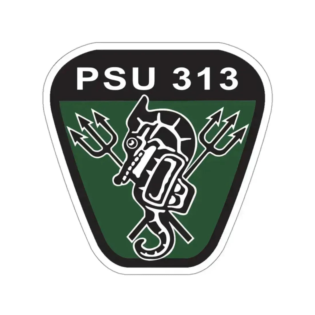PSU 313 (U.S. Coast Guard) STICKER Vinyl Kiss-Cut Decal 3 Inch White - The Sticker Space