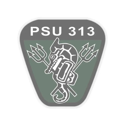 PSU 313 (U.S. Coast Guard) STICKER Vinyl Kiss-Cut Decal 4 Inch Transparent - The Sticker Space
