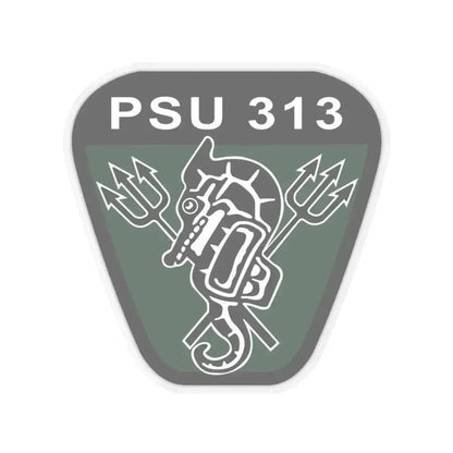 PSU 313 (U.S. Coast Guard) STICKER Vinyl Kiss-Cut Decal 4 Inch Transparent - The Sticker Space