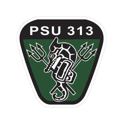 PSU 313 (U.S. Coast Guard) STICKER Vinyl Kiss-Cut Decal 4 Inch White - The Sticker Space
