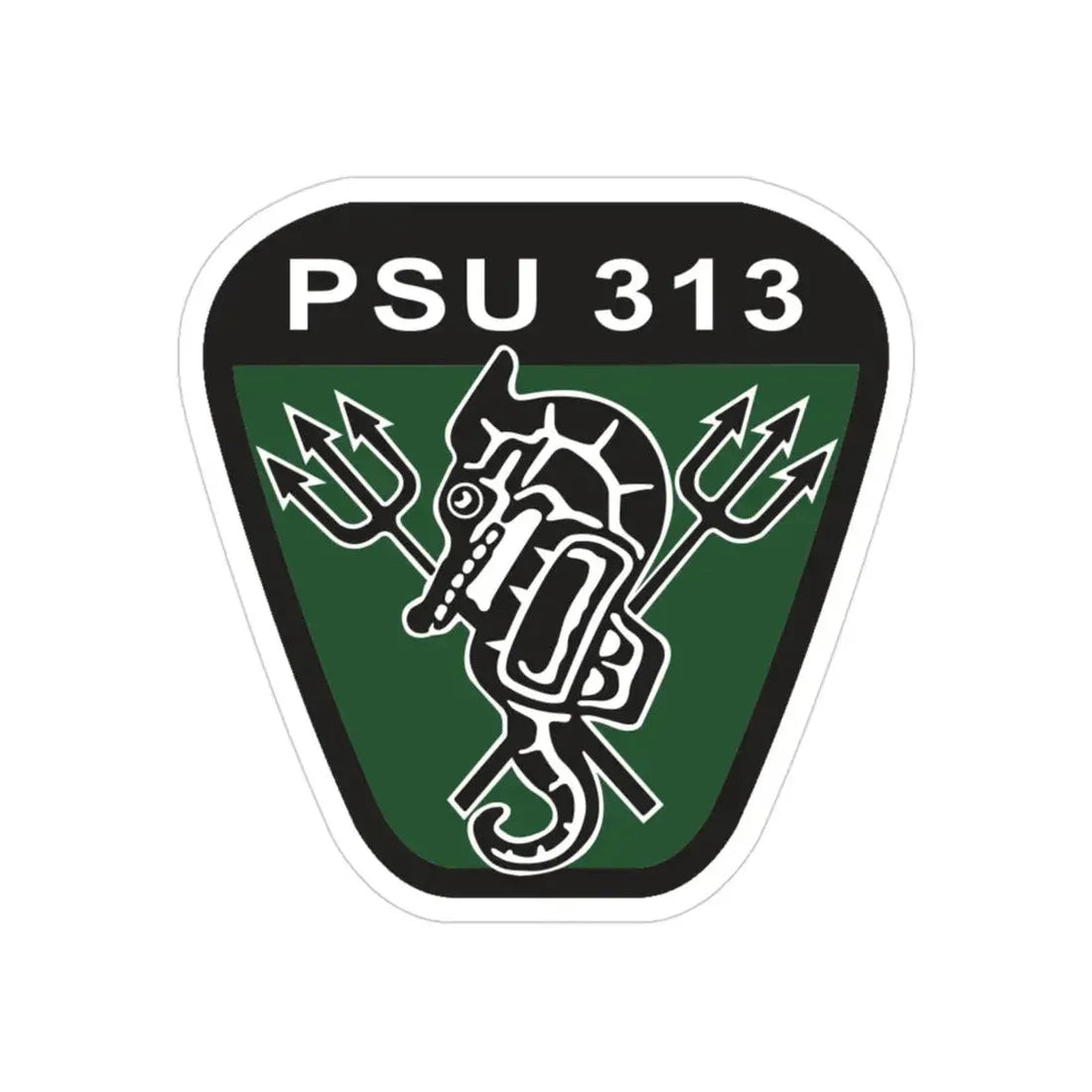 PSU 313 (U.S. Coast Guard) Transparent STICKER Die-Cut Vinyl Decal 3 Inch - The Sticker Space