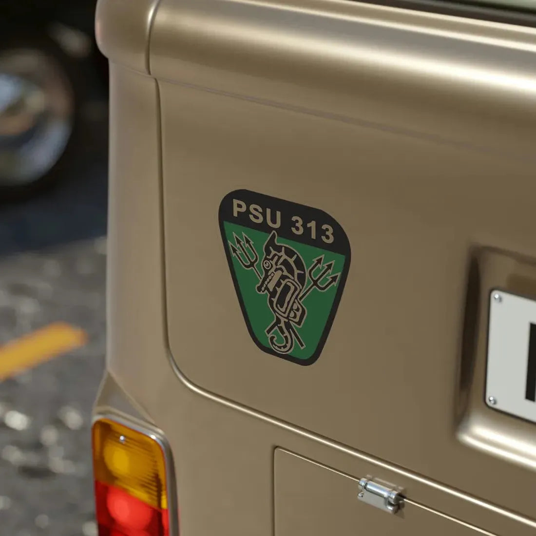 PSU 313 (U.S. Coast Guard) Transparent STICKER Die-Cut Vinyl Decal - The Sticker Space