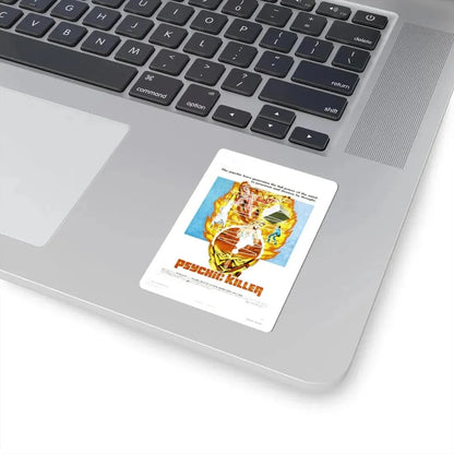 PSYCHIC KILLER (2) 1975 Movie Poster - STICKER Vinyl Kiss-Cut Decal - The Sticker Space