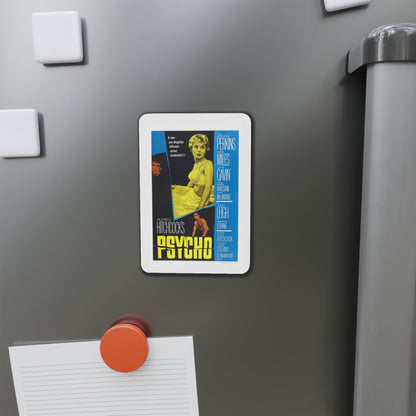 Psycho 1960 Movie Poster Die-Cut Magnet-The Sticker Space