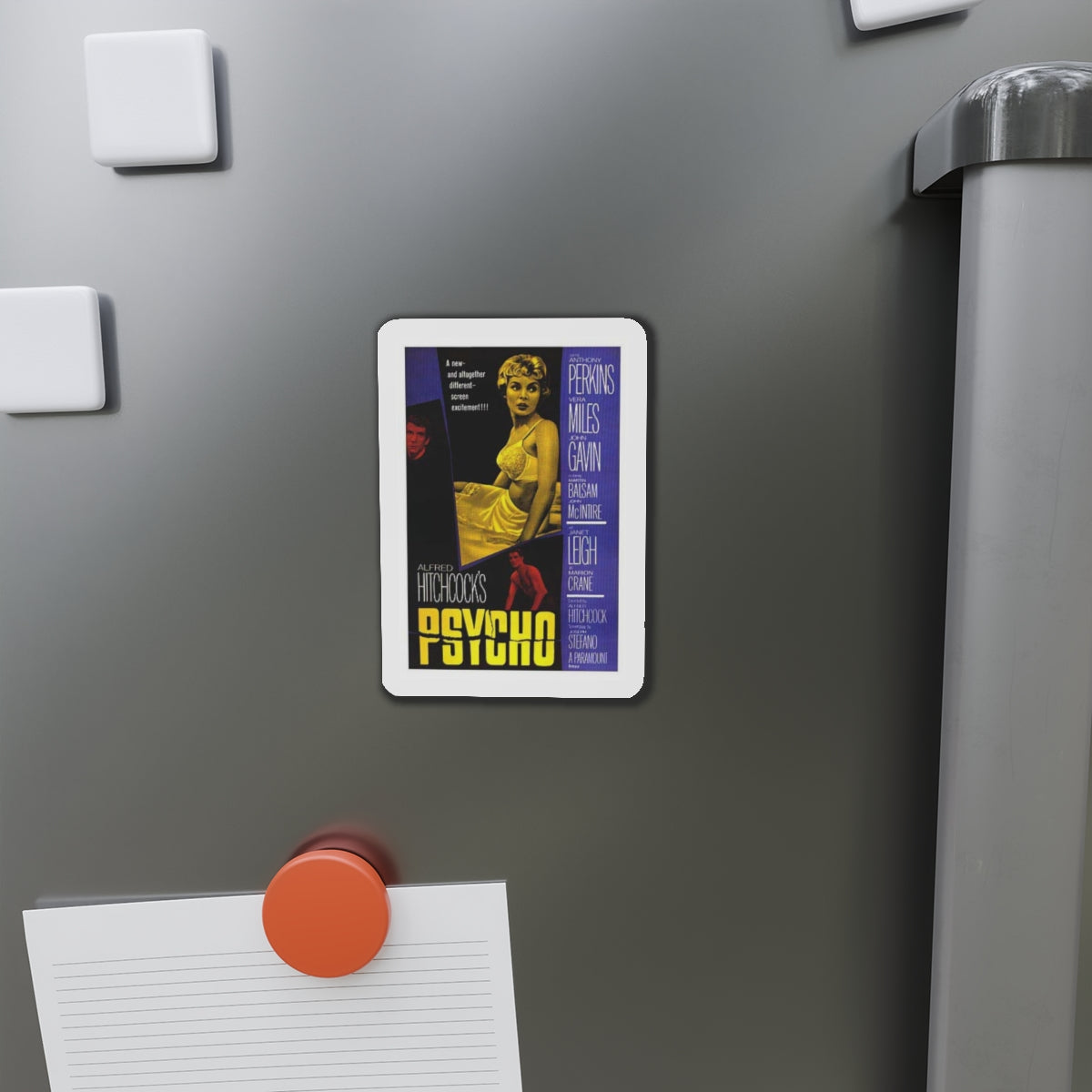 PSYCHO 1960 Movie Poster - Refrigerator Magnet-The Sticker Space