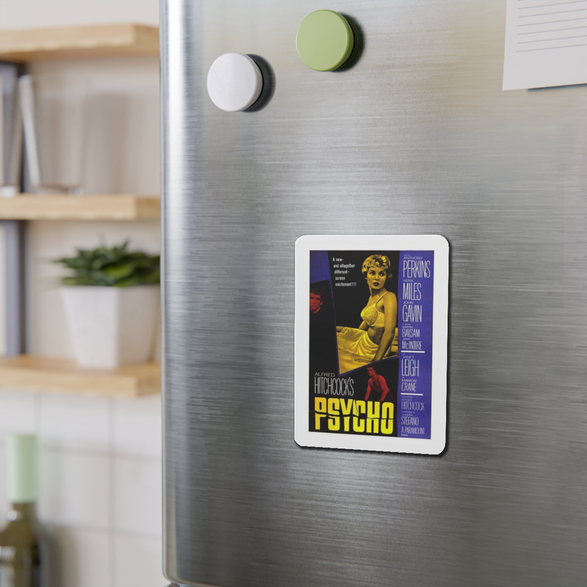 PSYCHO 1960 Movie Poster - Refrigerator Magnet-The Sticker Space