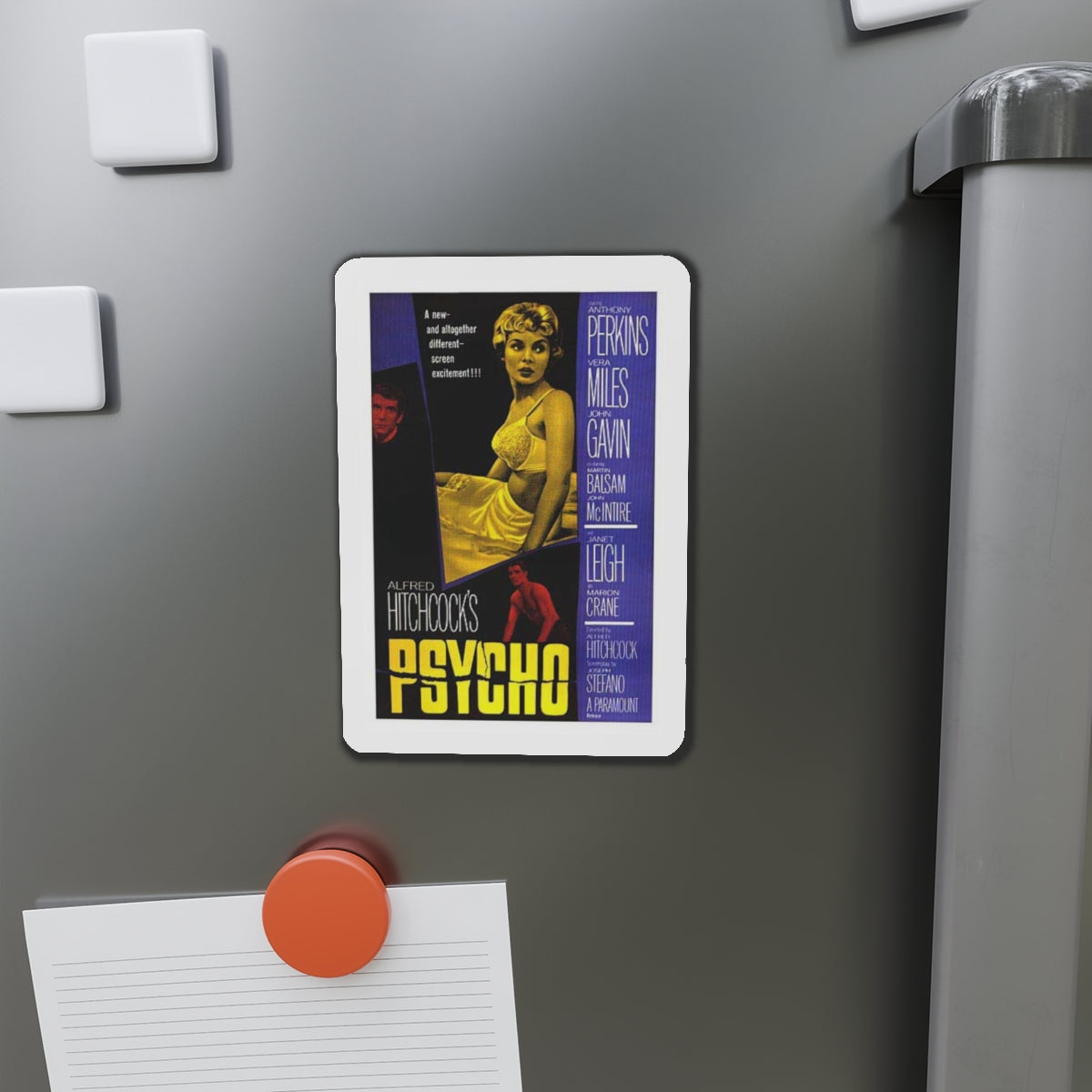 PSYCHO 1960 Movie Poster - Refrigerator Magnet-The Sticker Space