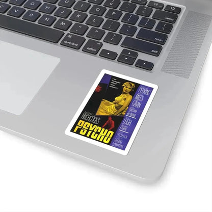 PSYCHO 1960 Movie Poster - STICKER Vinyl Kiss-Cut Decal - The Sticker Space