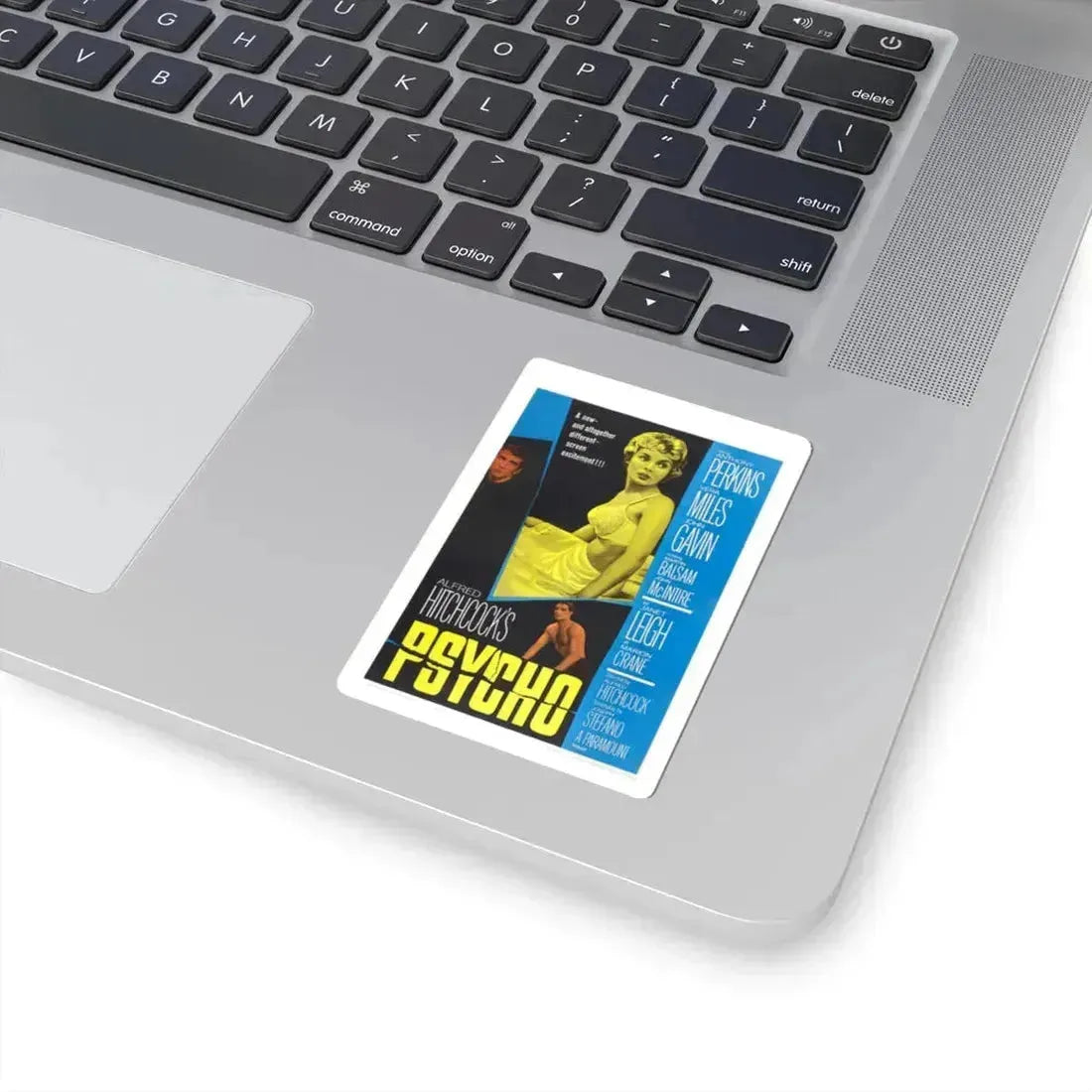 Psycho 1960 Movie Poster - STICKER Vinyl Kiss-Cut Decal - The Sticker Space