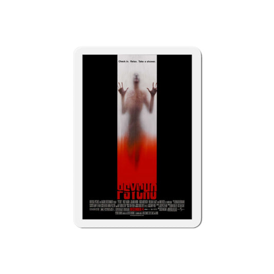 Psycho 1998 Movie Poster Die-Cut Magnet-2" x 2"-The Sticker Space