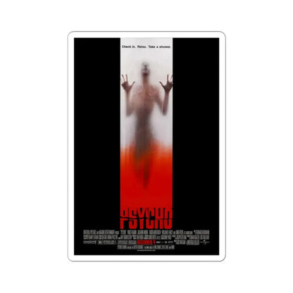 Psycho 1998 Movie Poster - STICKER Vinyl Kiss-Cut Decal 6 Inch White - The Sticker Space