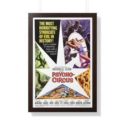 PSYCHO CIRCUS 1966 - Framed Movie Poster 20" x 30" Walnut - The Sticker Space