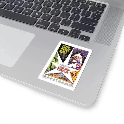 PSYCHO CIRCUS 1966 Movie Poster - STICKER Vinyl Kiss-Cut Decal - The Sticker Space