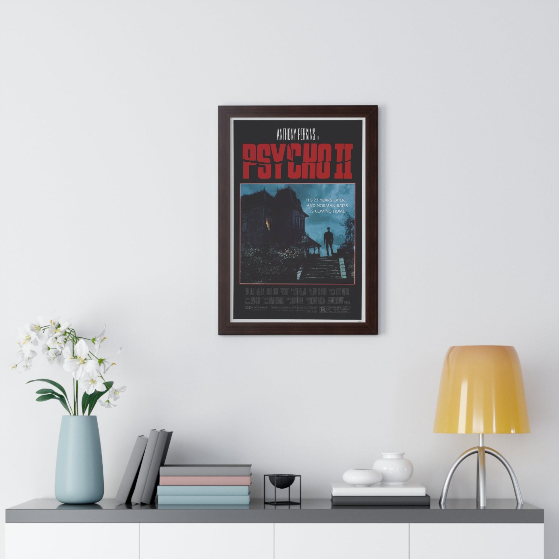 PSYCHO II 1983 - Framed Movie Poster-The Sticker Space