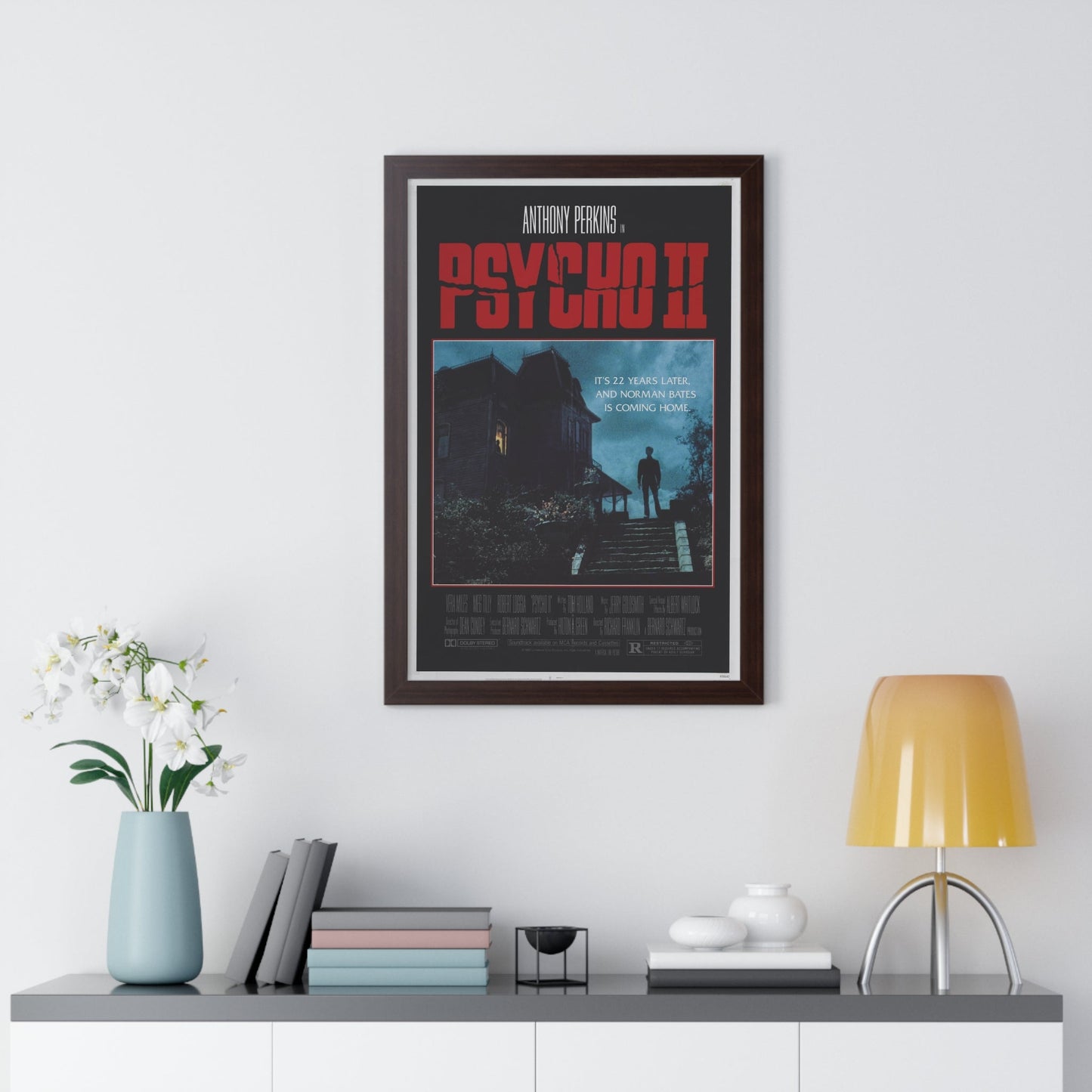 PSYCHO II 1983 - Framed Movie Poster-The Sticker Space