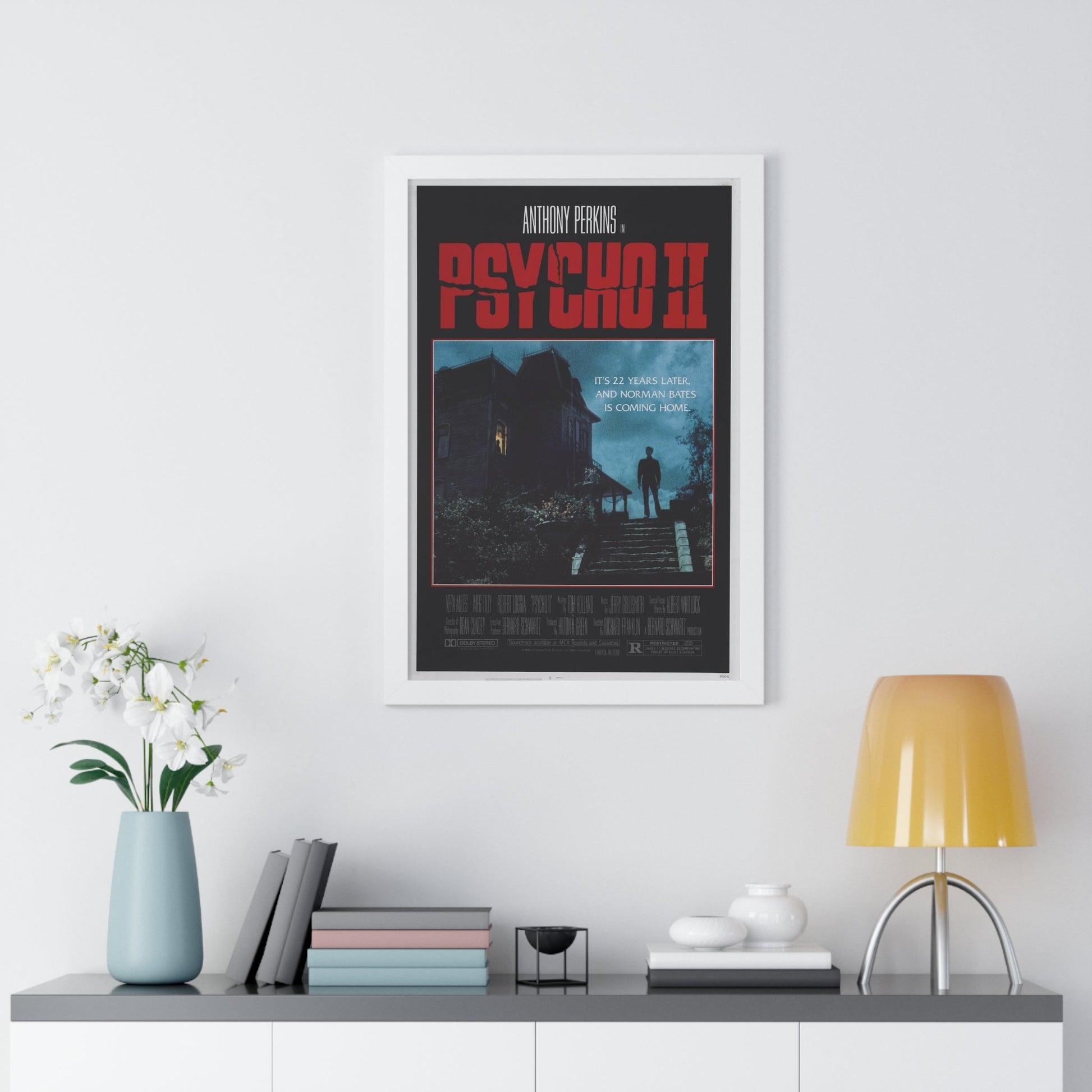 PSYCHO II 1983 - Framed Movie Poster-The Sticker Space