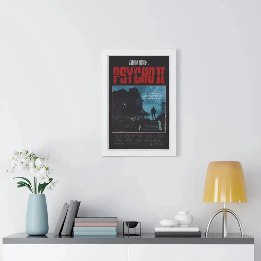 PSYCHO II 1983 - Framed Movie Poster - The Sticker Space