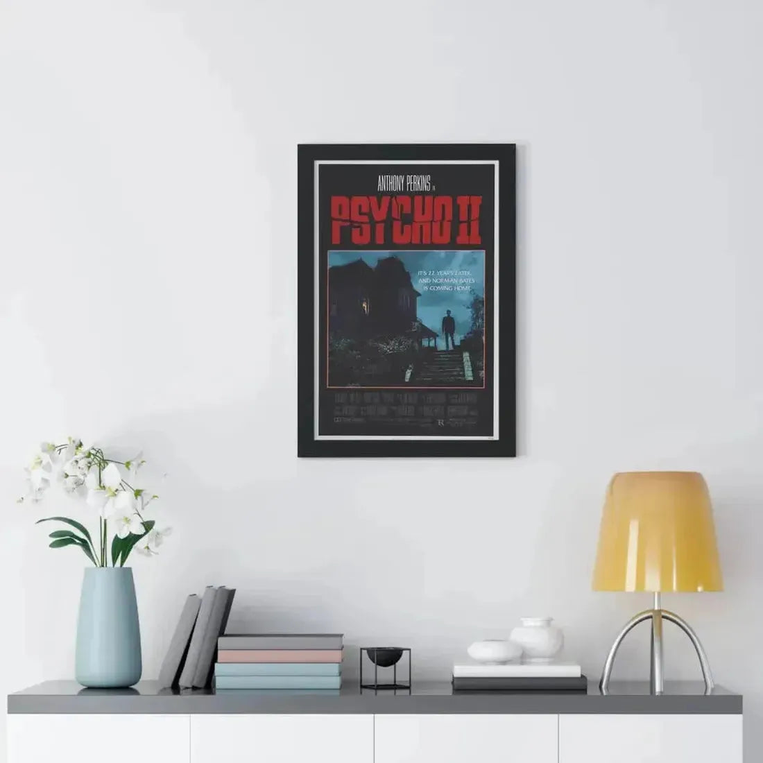 PSYCHO II 1983 - Framed Movie Poster - The Sticker Space