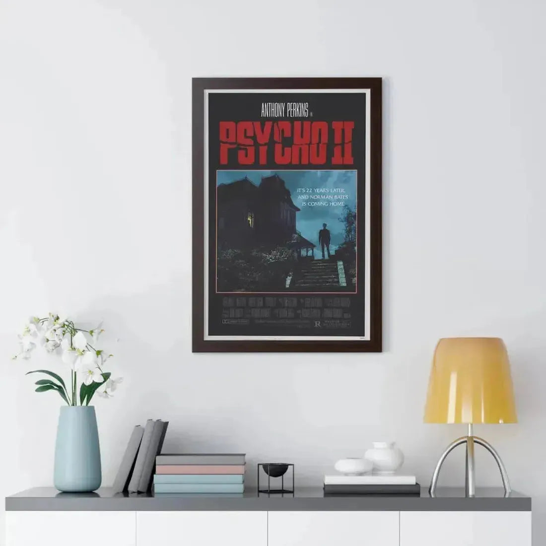 PSYCHO II 1983 - Framed Movie Poster - The Sticker Space
