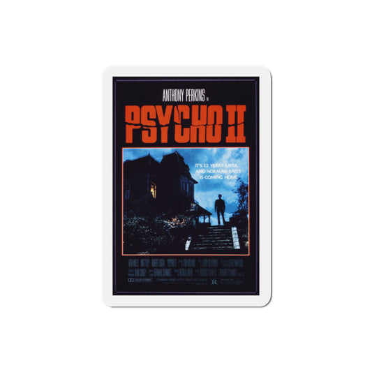 Psycho II 1983 Movie Poster Die-Cut Magnet-2" x 2"-The Sticker Space