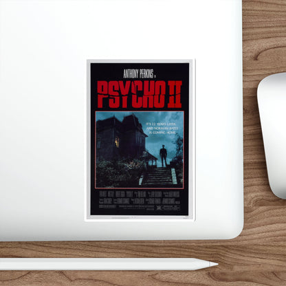 PSYCHO II 1983 Movie Poster STICKER Vinyl Die-Cut Decal-The Sticker Space