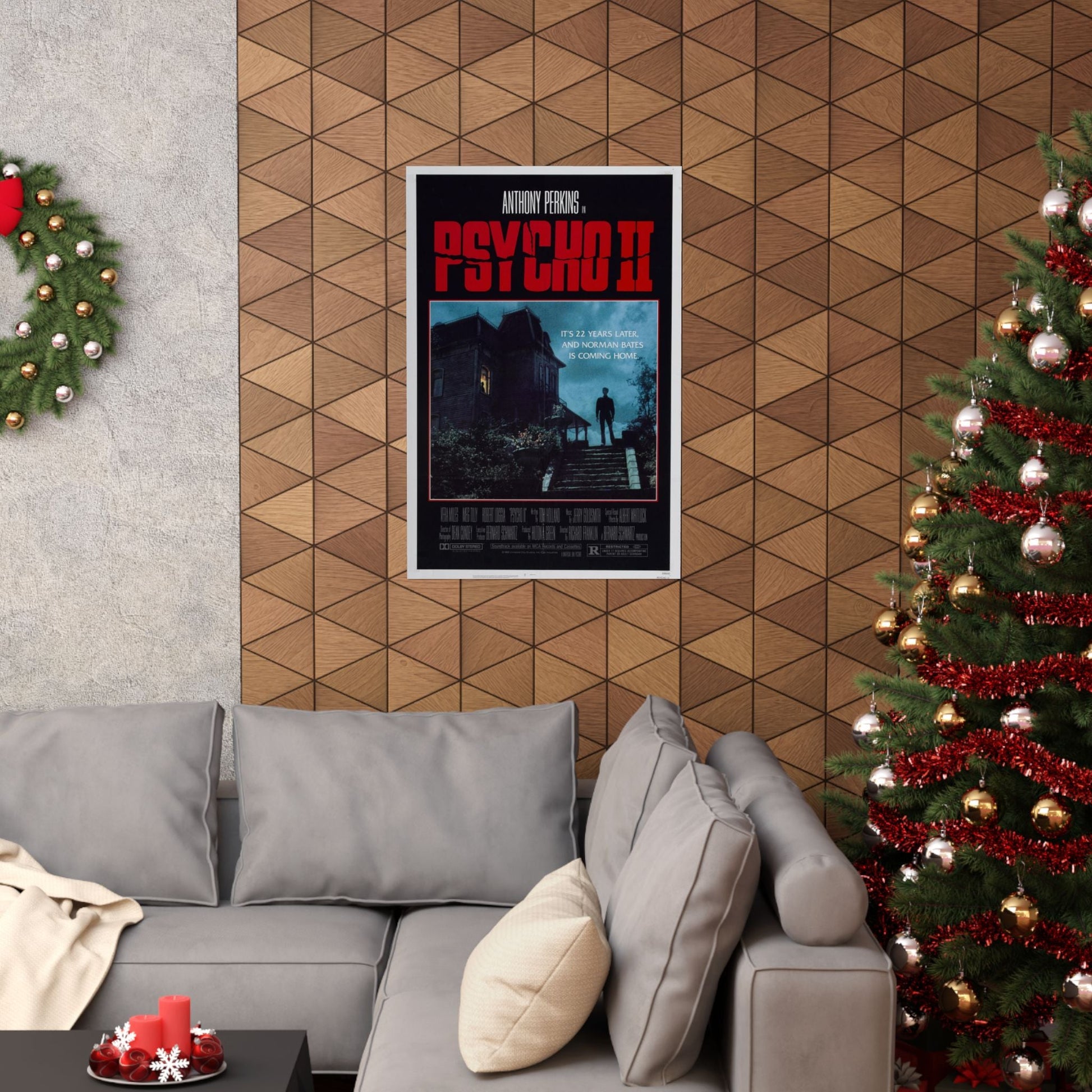 PSYCHO II 1983 - Paper Movie Poster-The Sticker Space