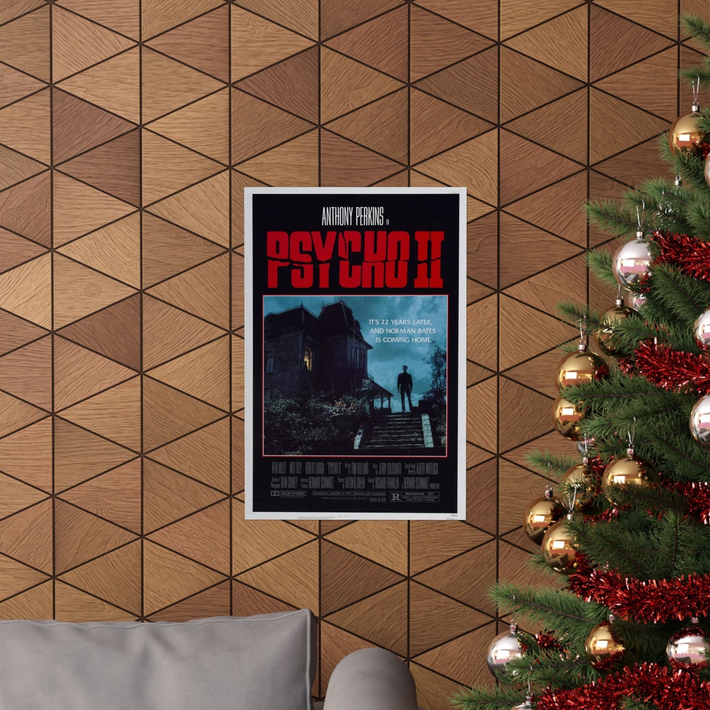 PSYCHO II 1983 - Paper Movie Poster-The Sticker Space