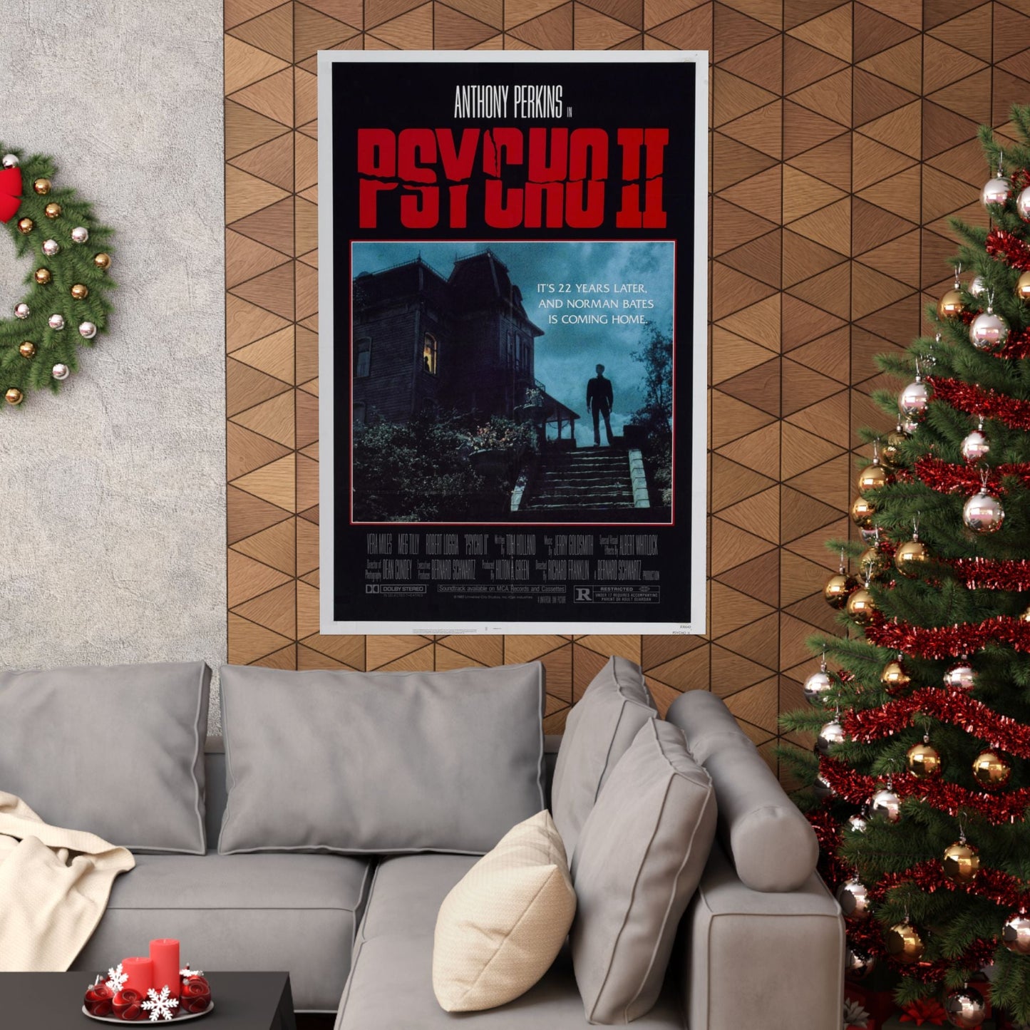 PSYCHO II 1983 - Paper Movie Poster-The Sticker Space