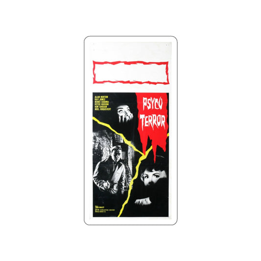 PSYCHO TERROR 1964 Movie Poster STICKER Vinyl Die-Cut Decal-White-The Sticker Space