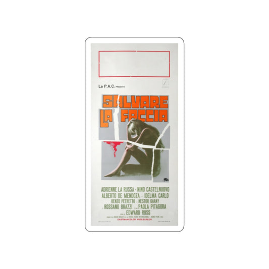 PSYCHOUT FOR MURDER 1969 Movie Poster STICKER Vinyl Die-Cut Decal-White-The Sticker Space