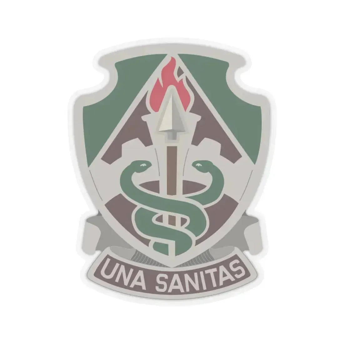 Public Health Center (U.S. Army) STICKER Vinyl Kiss-Cut Decal 3 Inch Transparent - The Sticker Space