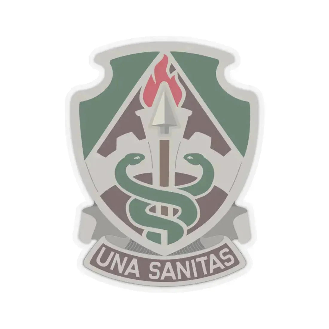 Public Health Center (U.S. Army) STICKER Vinyl Kiss-Cut Decal 4 Inch Transparent - The Sticker Space