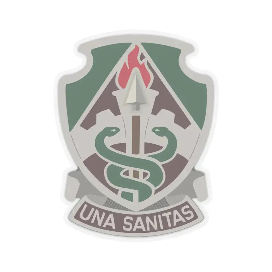Public Health Center (U.S. Army) STICKER Vinyl Kiss-Cut Decal 6 Inch Transparent - The Sticker Space